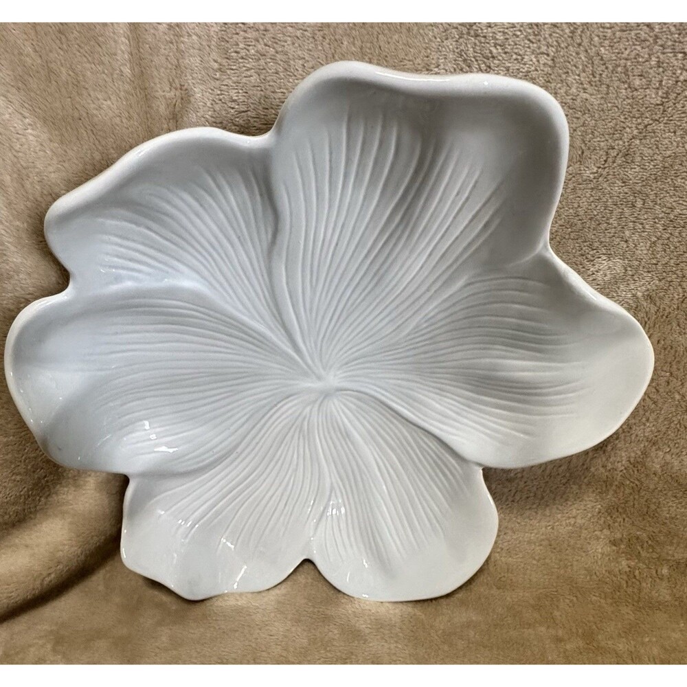 Arhaus Magnolia Wall Hanging Plate or Bowl Light Blue